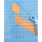 June Tailor Shape Cut™ Plus Ruler – 12" x 18" Quilting Ruler for Cutting Fabric Strips, Squares, Triangles, Hexagons, Bias & Fringe